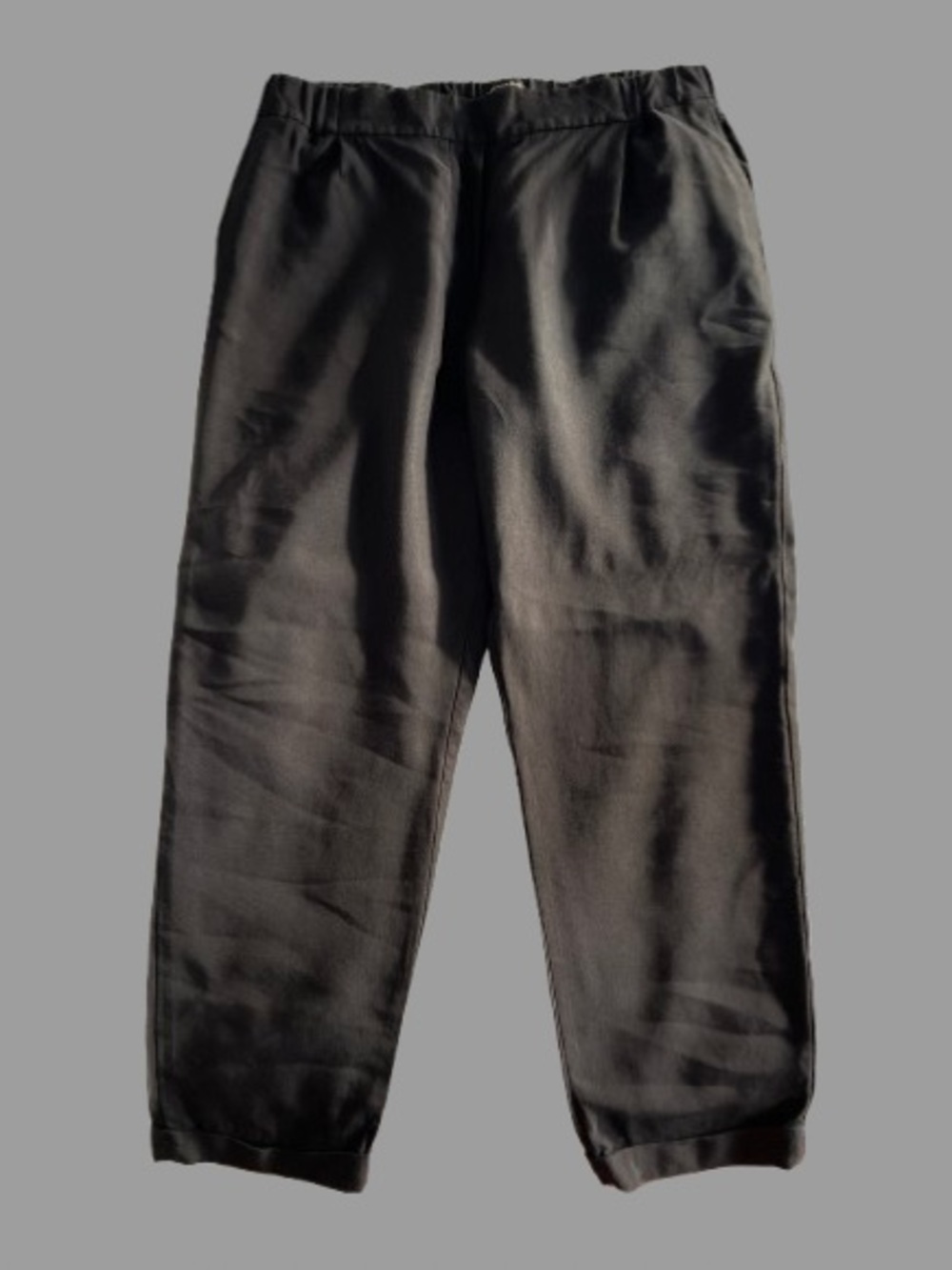 Massimo Dutti Women’s Black Elastic Waist Casual Pants